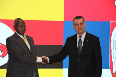 30 July 2023 The National Assembly Speaker and the President of Uganda