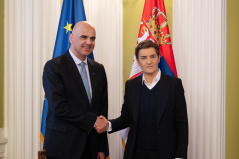 5. март 2026. Председница Народне скупштине са генералним секретаром Савета Европе