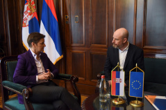 5 June 2024 The National Assembly Speaker in meeting with the member of the European Parliament and EP Rapporteur for Serbia