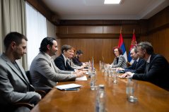 10. фебруар 2026. Председница Народне скупштине са замеником генералног директора за Западну Европу у Европској служби за спољне послове