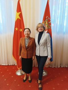14. октобар 2024. Потпредседница Народне скупштине Марина Рагуш и делегација Комунистичке партије НР Кине 