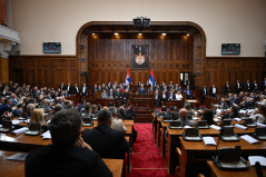 15. april 2025. Druga posebna sednica Narodne skupštine Republike Srbije u Četrnaestom sazivu