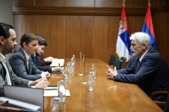 15. decembar 2025. Predsednica Narodne skupštine u razgovoru sa odlazećim ambasadorom Ukrajine u Srbiji