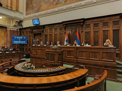 15. decembar 2025. Obraćanje potpredsednice Narodne skupštine Elvire Kovač na konferenciji Asocijacije pravnika AEPA