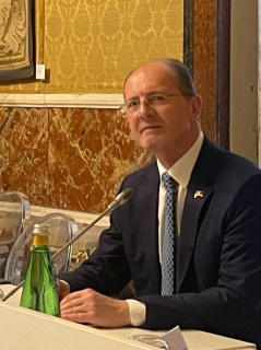 15. oktobar 2025. Član Odbora za spoljne poslove i predsednik PGP sa Italijom, Svetom stolicom i Suverenim Malteškim Redom Jovan Palalić