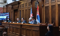 18 September 2025 The Head of the PFG with the USA speaks at the America Day Conference