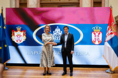 22. maj 2025. Predsednica Narodne skupštine i Visoka predstavnica EU za spoljne poslove i bezbednosnu politiku