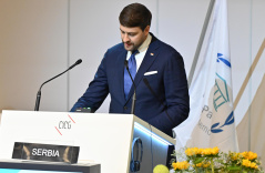 22. октобар 2025. Потпредседник Народне скупштине и шеф делегације Народне скупштине на 151. заседању Скупштине Интерпарламентарне уније Един Ђерлек