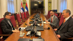 10 December 2025 MP Milenko Jovanov and the representatives of the Embassy of the United Kingdom of Great Britain and Northern Ireland in the Republic of Serbia
