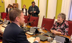 20 January 2026 The European Integration Committee Chairperson in meeting with the Commissioner for the Protection of Equality 