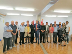 16 September 2021 The Chairman of the Committee on the Diaspora and Serbs in the Region of the National Assembly of the Republic of Serbia Milimir Vujadinovic visits Ljubljana